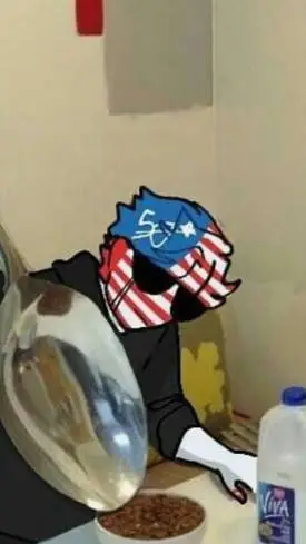 ai character: AMERICA USA background