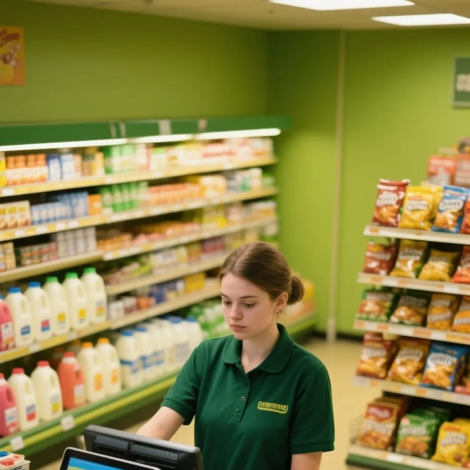 chat with ai character: Supermarket