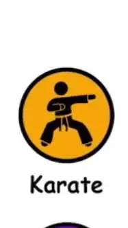 ai character: karate  background