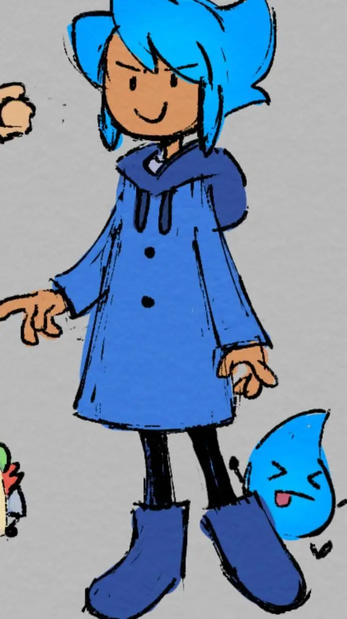 ai character: Teardrop  background