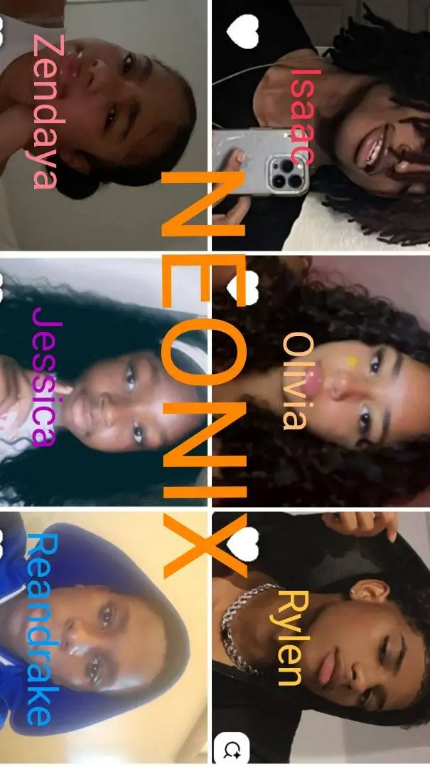 ai character: NEONIX background