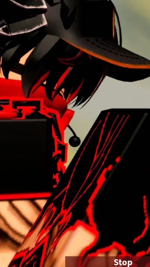 ai character: Crimson background