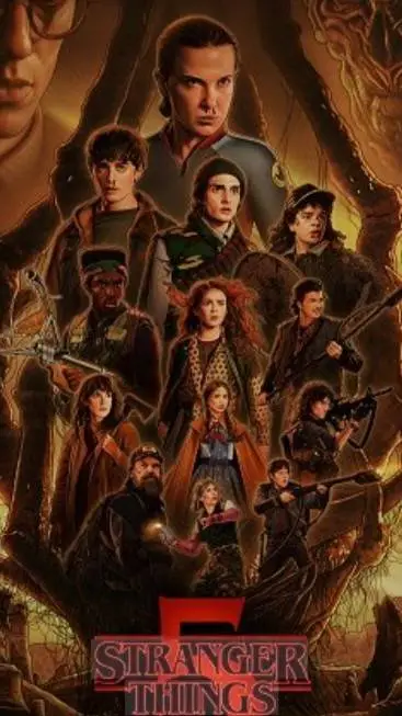 ai character: Stranger things  background