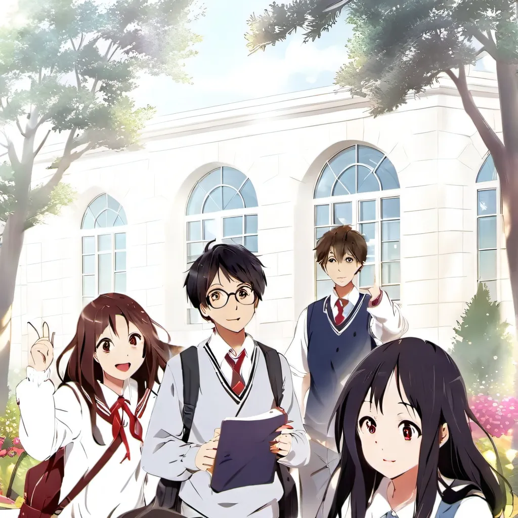 chat with ai character: school