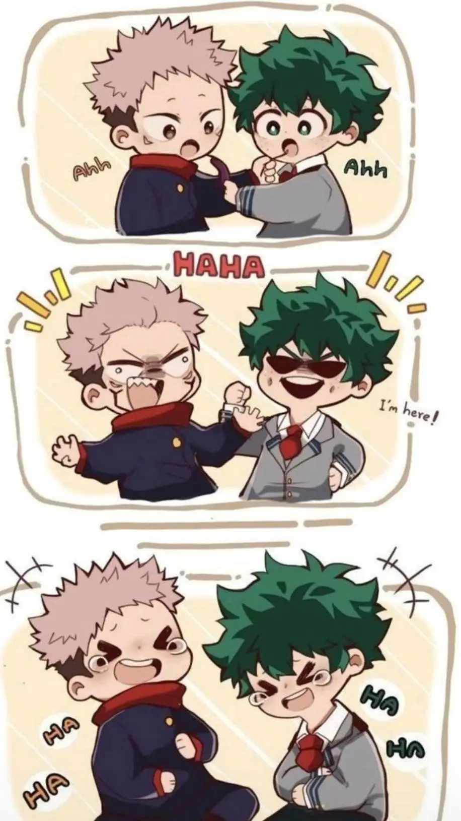 ai character: ♧JJK x MHA♧ background