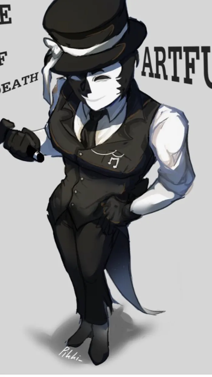 ai character: Artful background