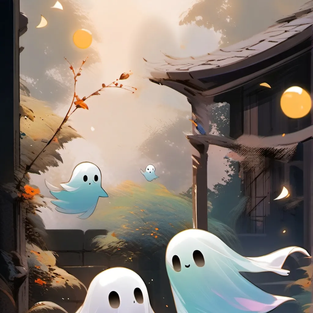 chat with ai character: fantasma colorido