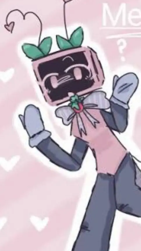 ai character: melanie🍓💗 background
