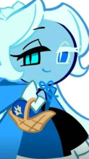 ai character: Shadow cooki milk background