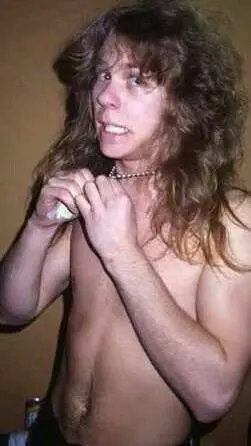 ai character: james hetfield background