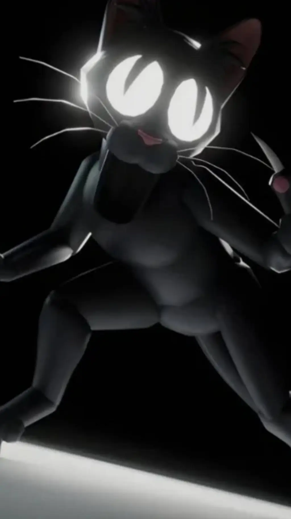 ai character: cat monster background