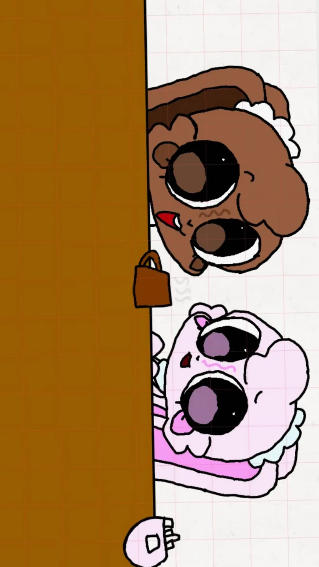 ai character: cocoa and mellow!  background