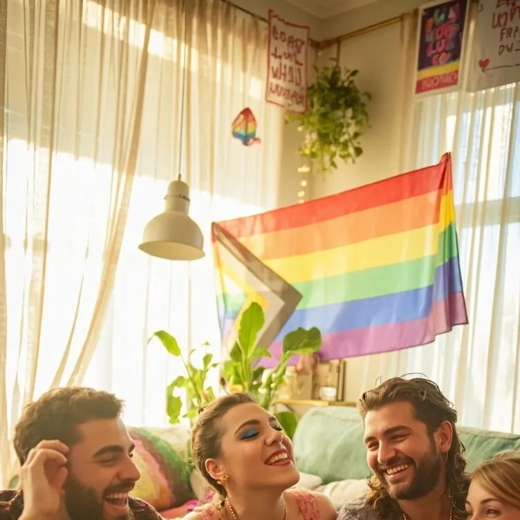 chat with ai character: home pride month