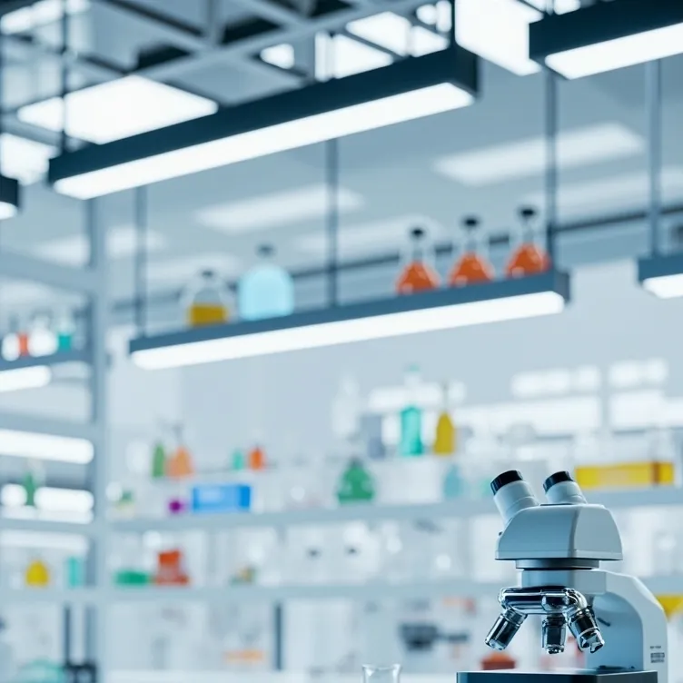 chat with ai character: Science lab