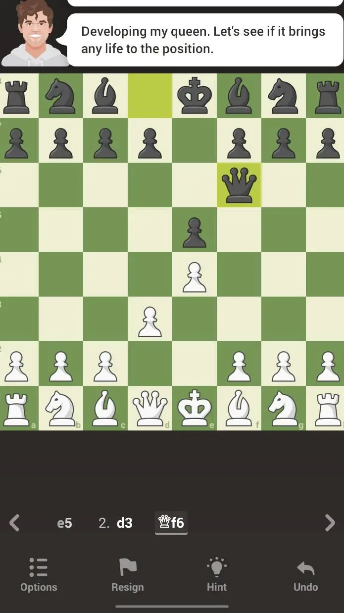 ai character: Chess Helper background