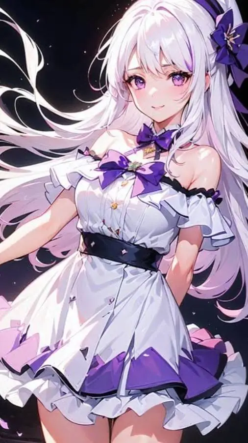 ai character: Aleah💜 background