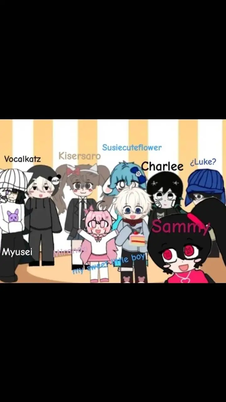 ai character: My friends from yt background