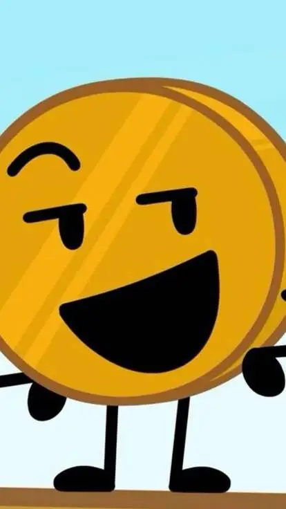 ai character: coiny from bfdi background