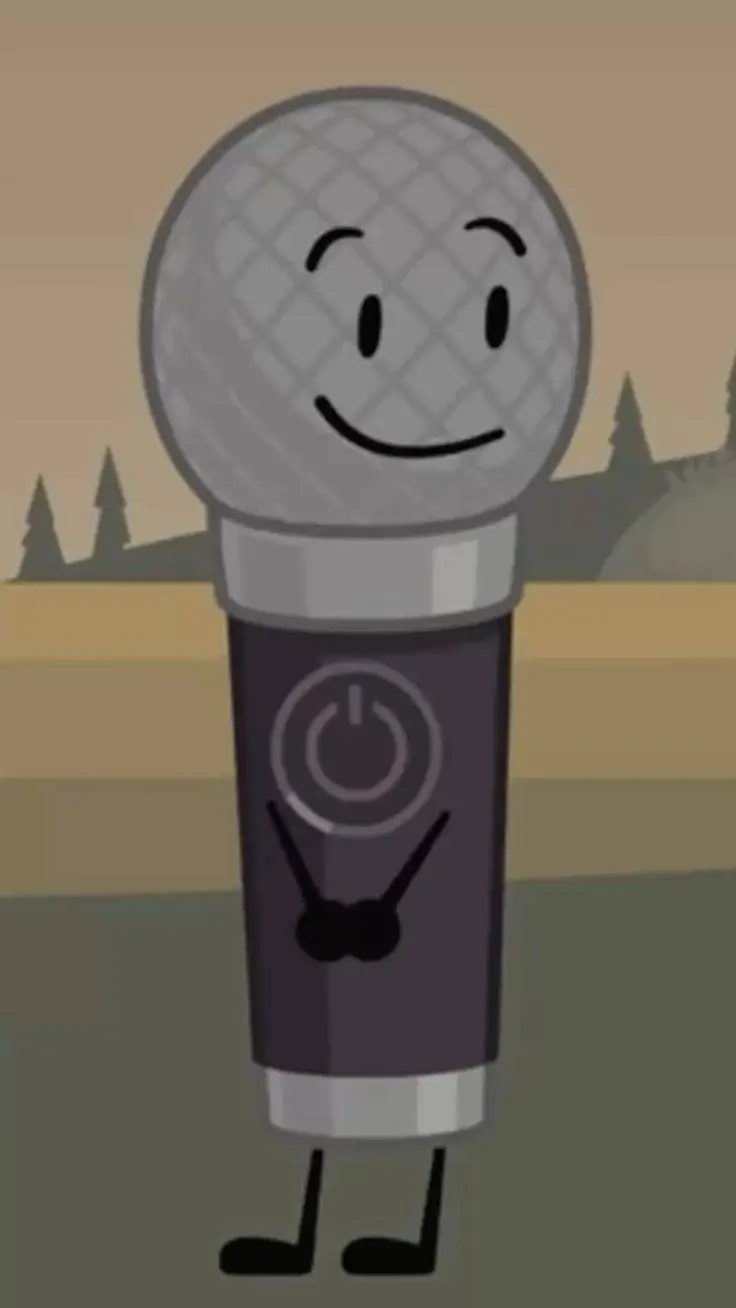 ai character: mic from Ii background