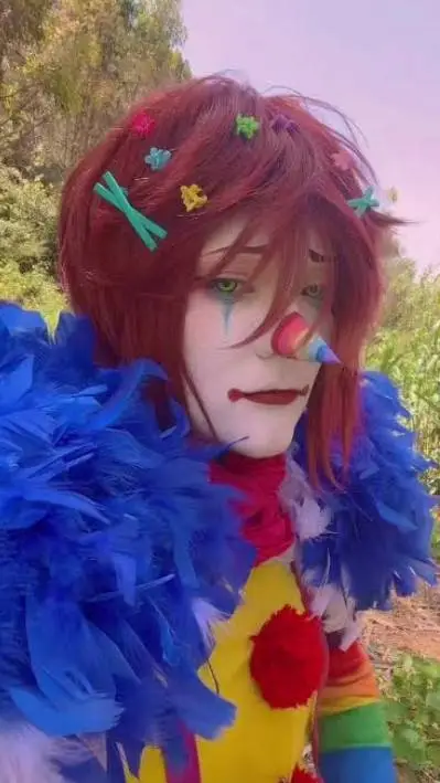 ai character: laughing Jack  background