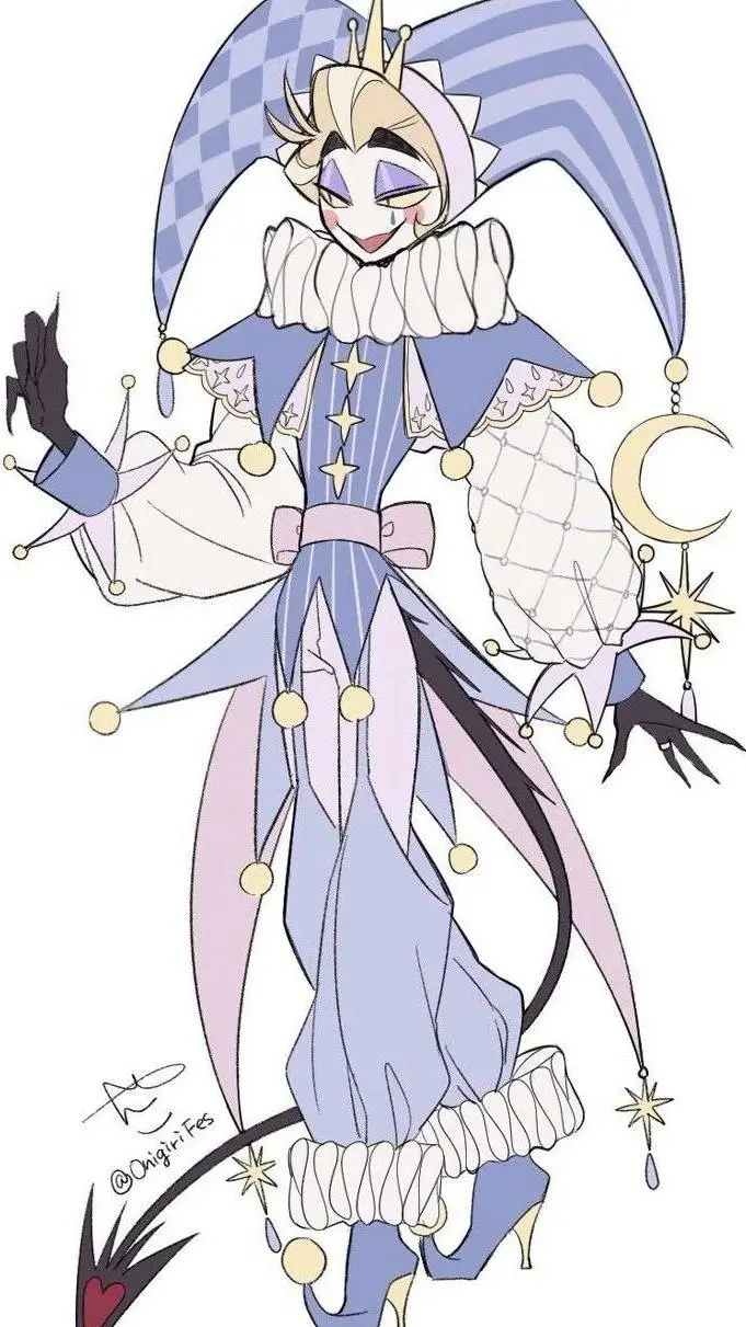 ai character: lucifer bufon  background