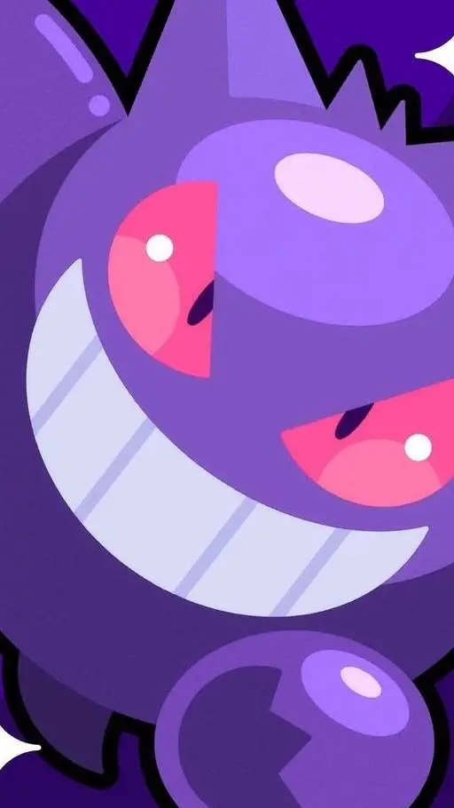 ai character: gengar  background