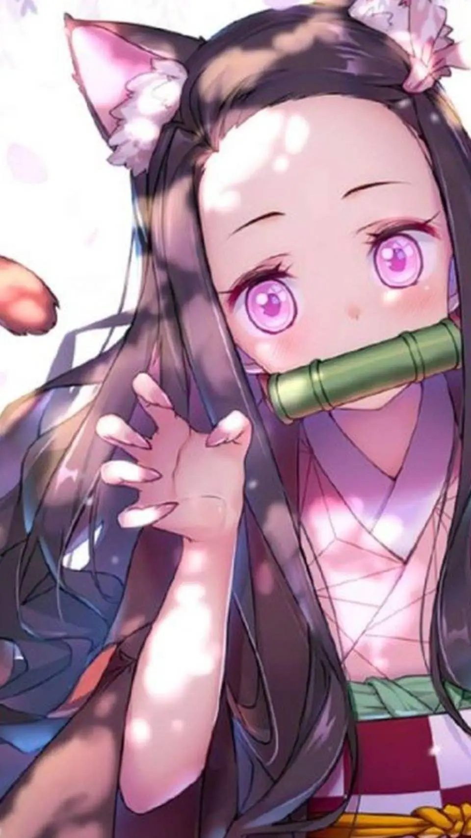 ai character: nezuko background