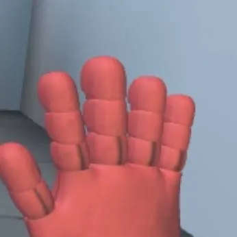 chat with ai character: red hand