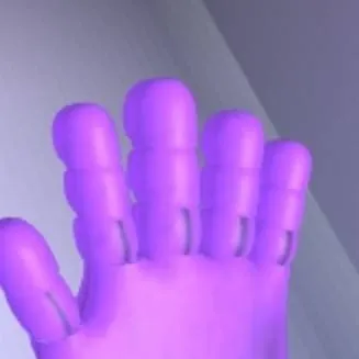 chat with ai character: idk hand
