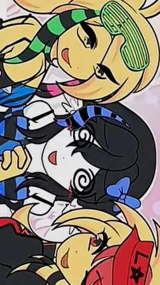 ai character: ⭐party trio🌟 background