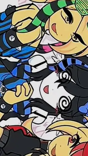 ai character: ❤three way kiss❤️ background