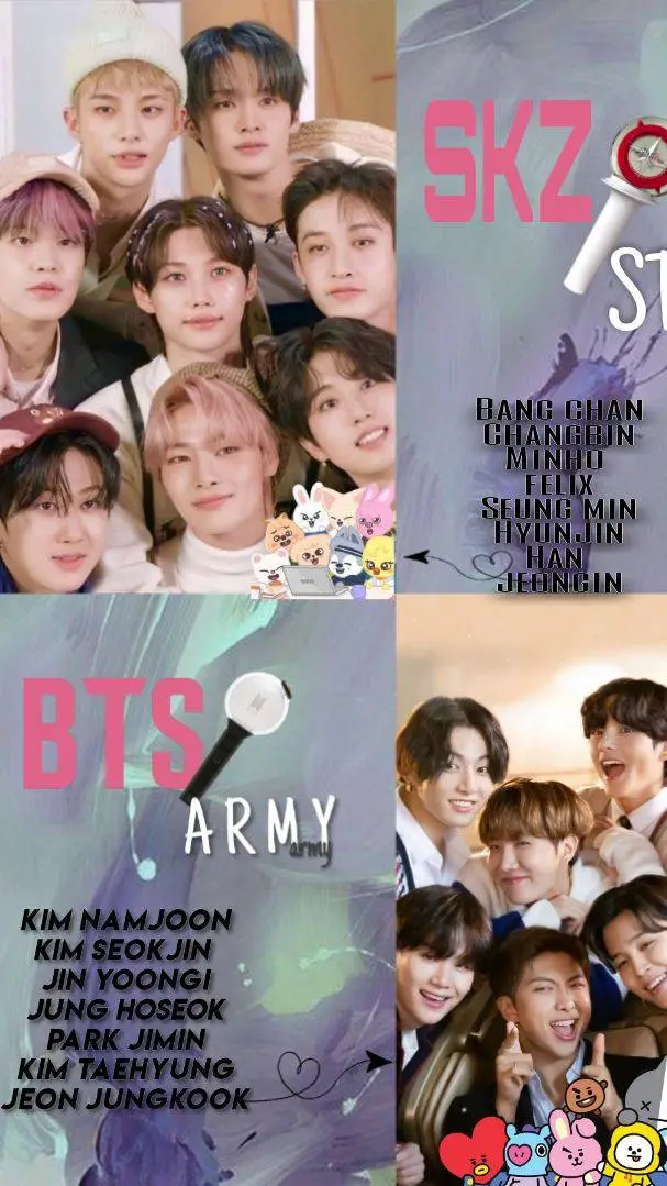 ai character: Stray Kids. background