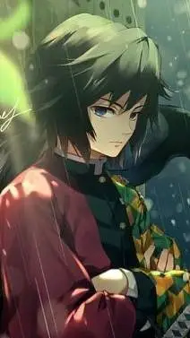 ai character: 💙✨Giyu Tomioka ✨💙 background