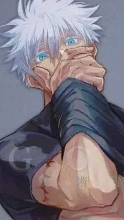 ai character: Gojo Satoru🤍 background