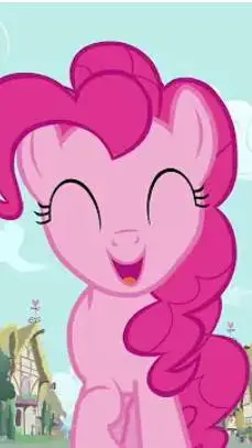 ai character: Pinkie pie 🧁 background