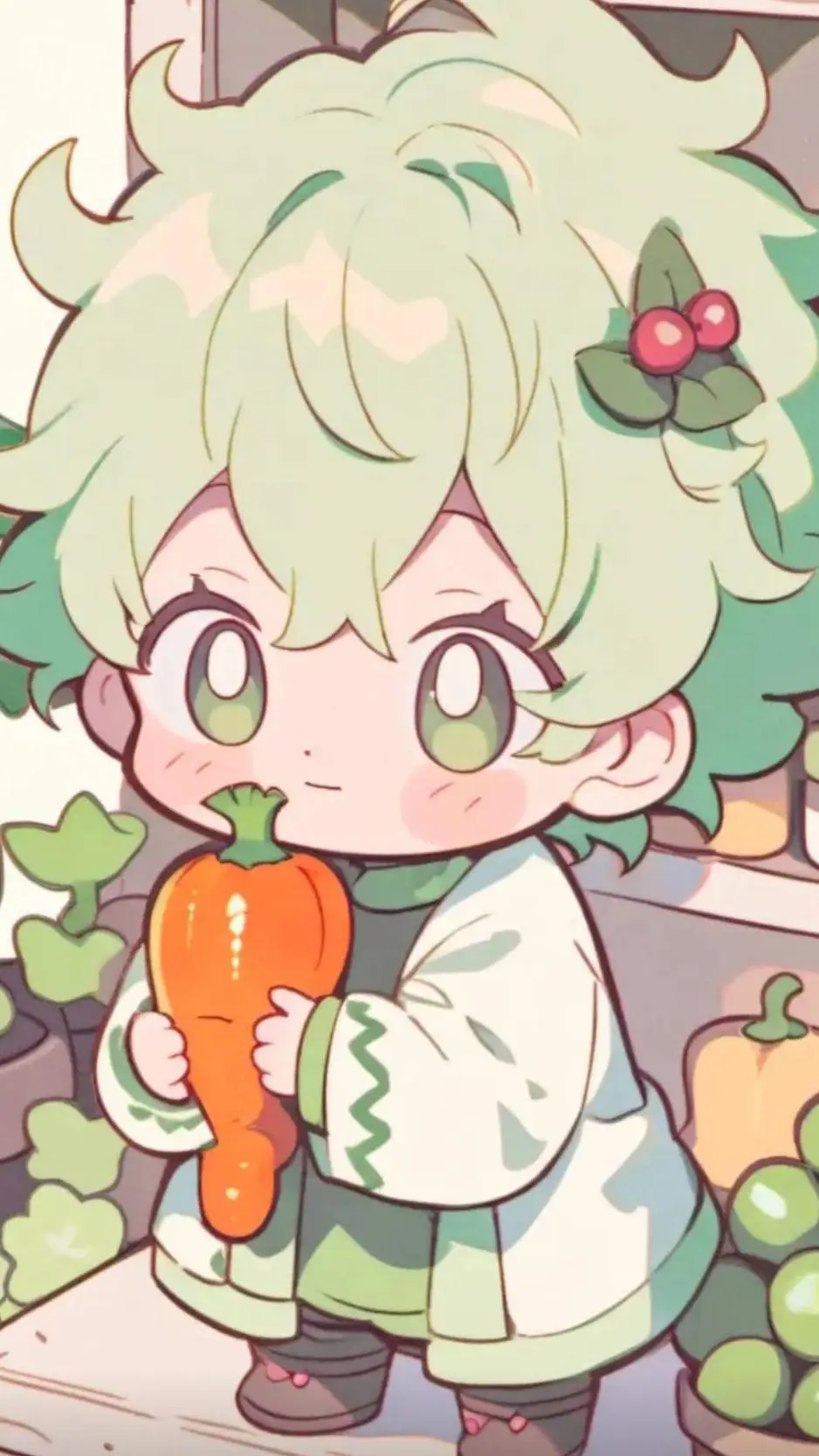 ai character: детеныш background