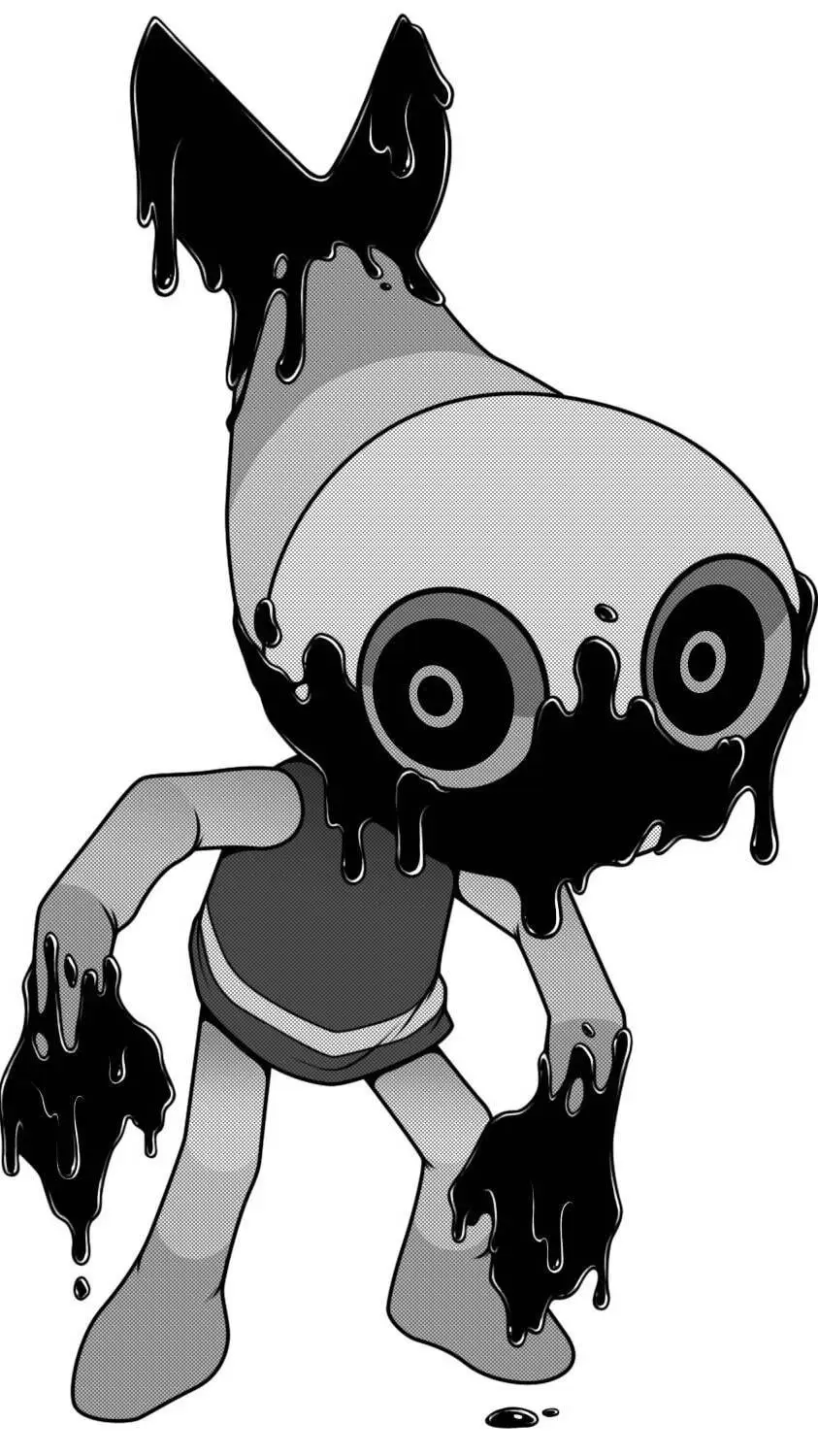 ai character: twisted shrimpo  background