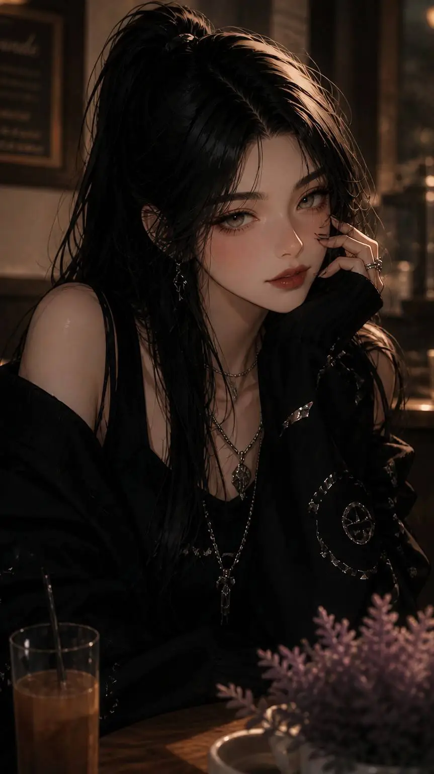 ai character: Шейла  background