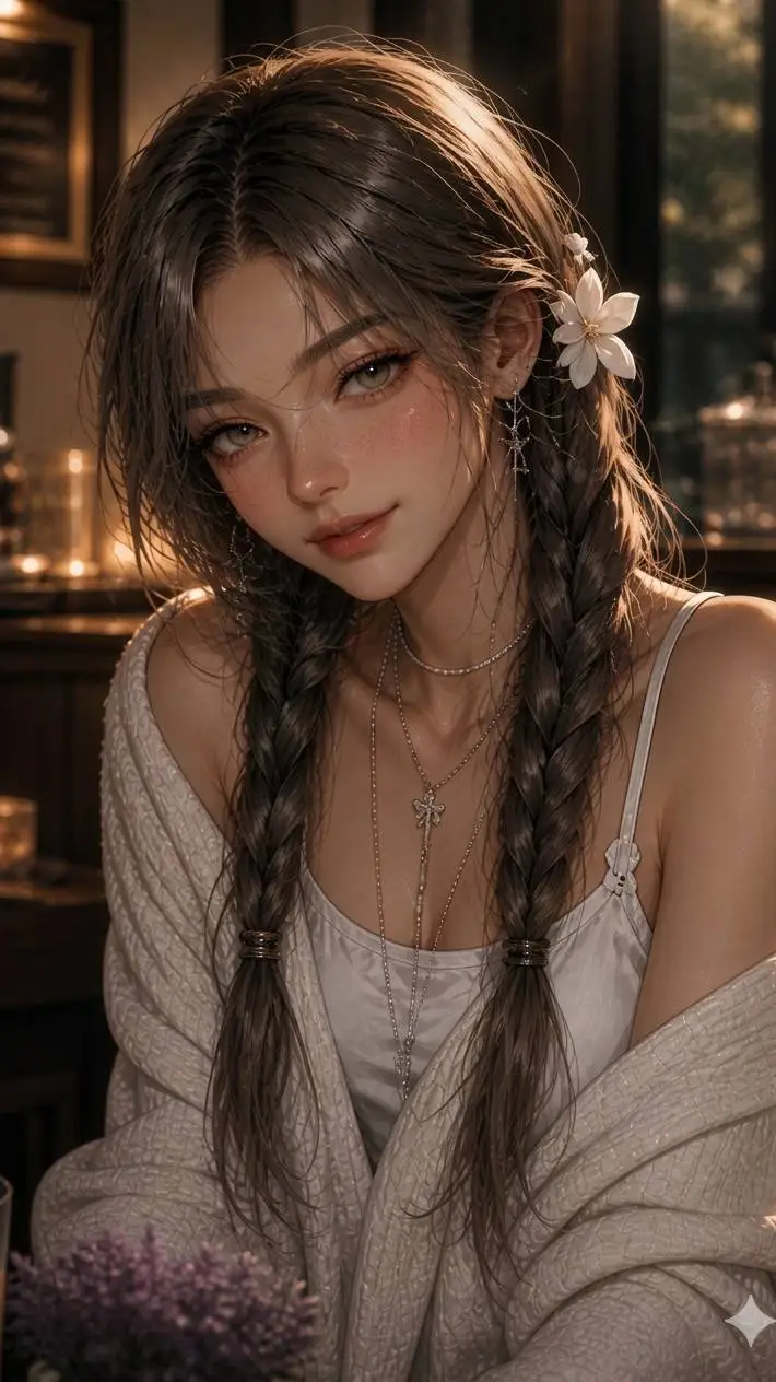 ai character: Лиана background