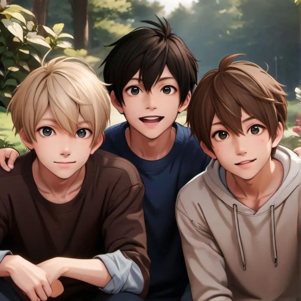 chat with ai character: 3 пацана