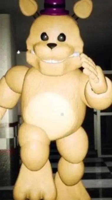 ai character: fast fred bear background