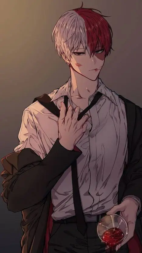 ai character: shoto todoroki🔥❄ background