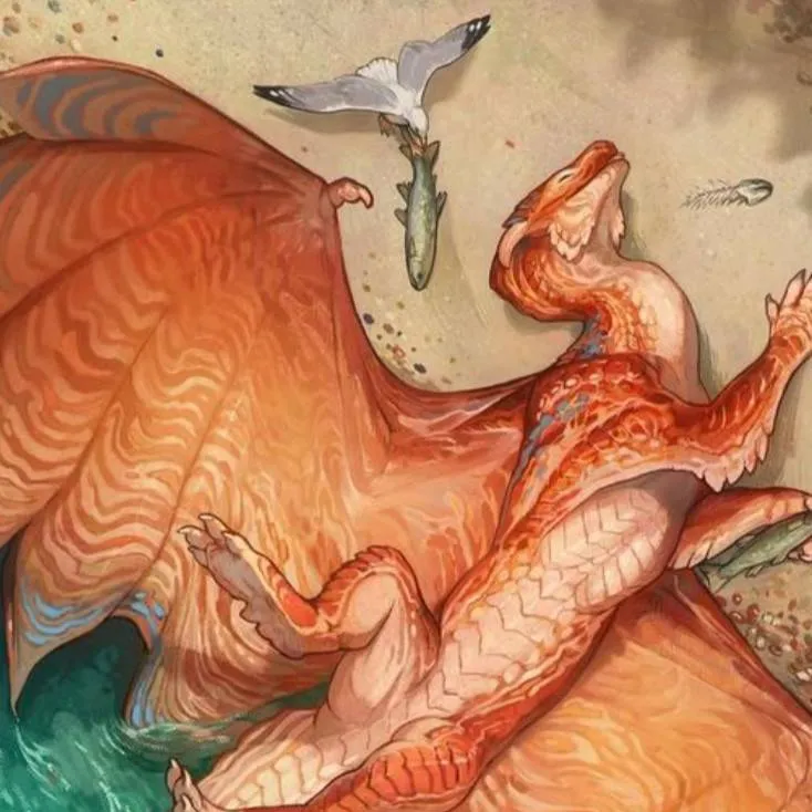chat with ai character: water dragon