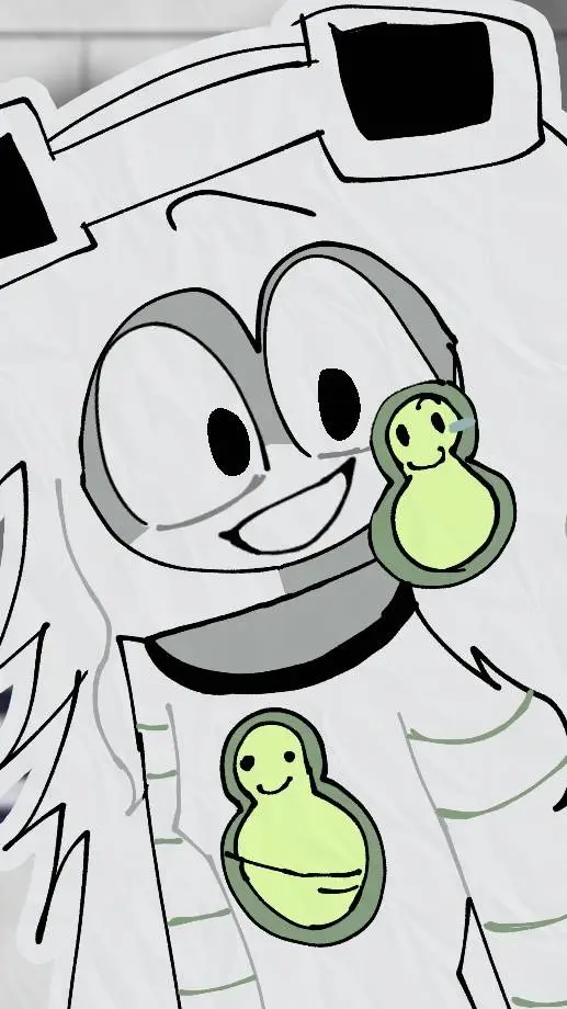 ai character: Avocado school background