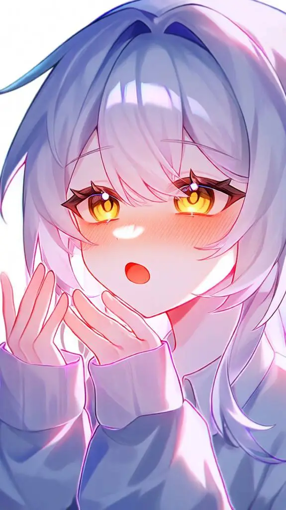 ai character: Cream background