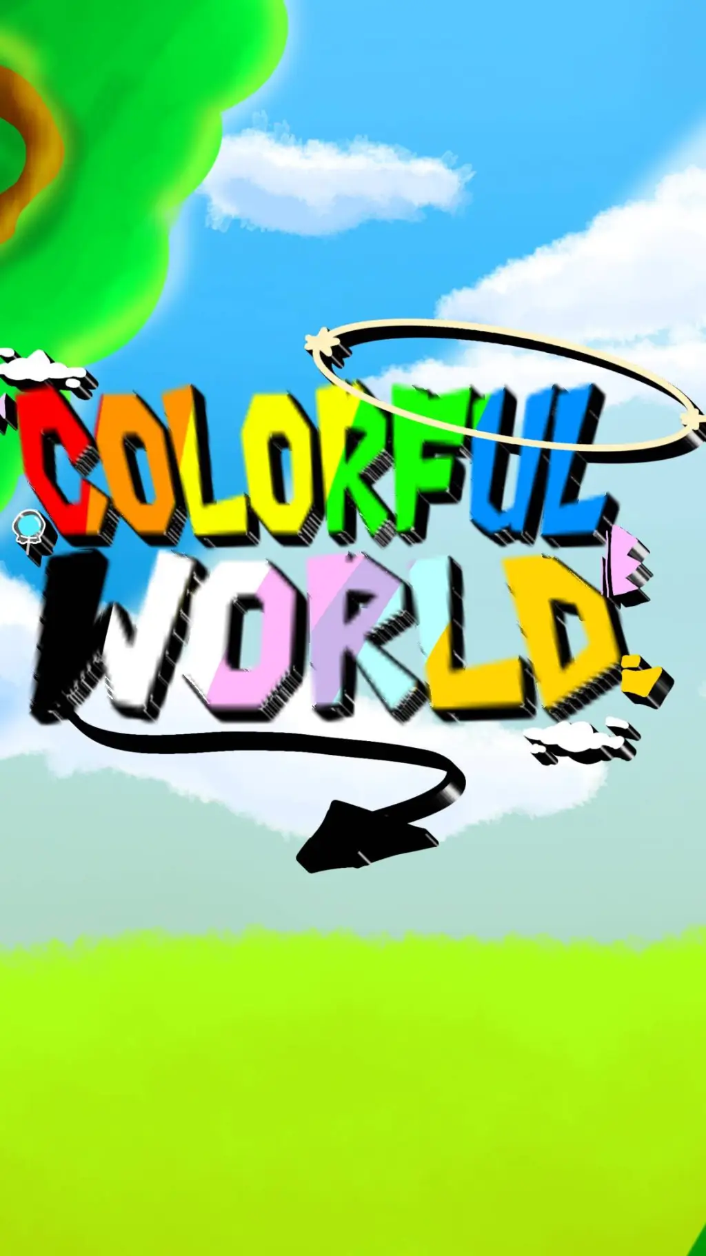 ai character: -Colorful world- background