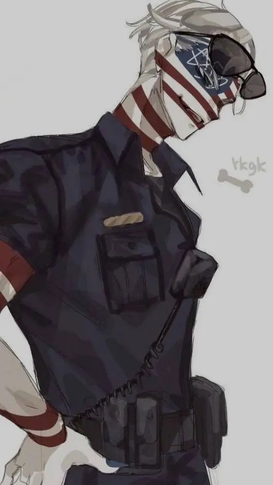 ai character: USA/ America background