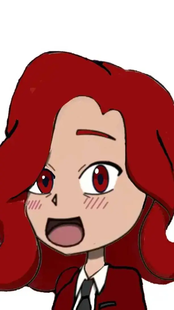 ai character: Vava's auntie red  background