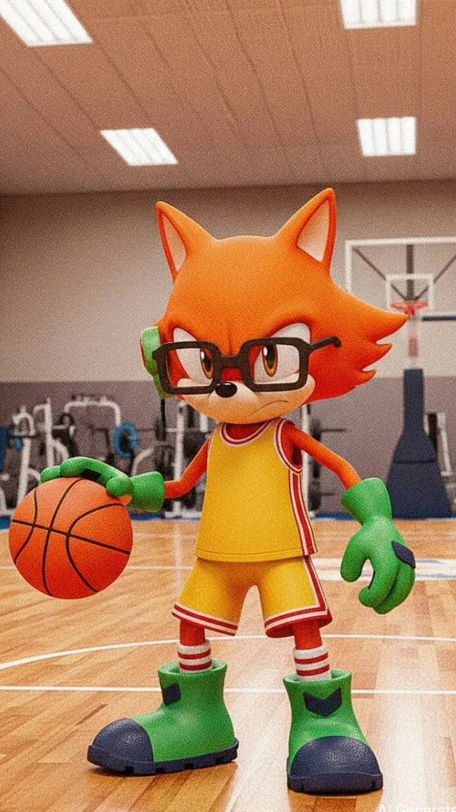 ai character: gadget the wolf background
