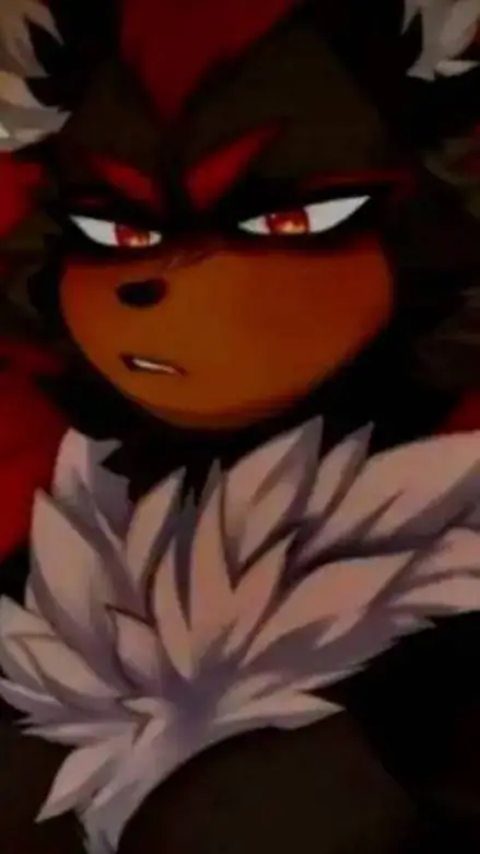 ai character: Shadow the wolf background